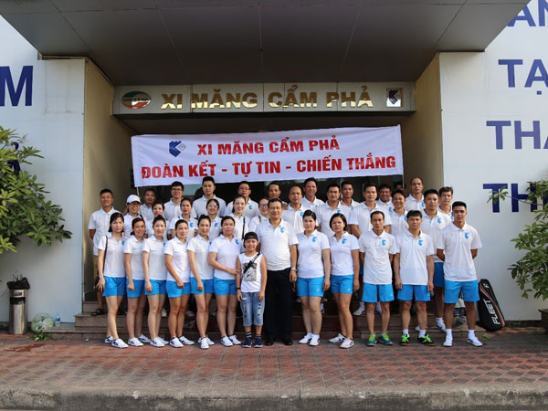 CBCNV công ty CP Xi măng Cẩm Phả đại thắng tại ngày Hội văn hóa, thể thao